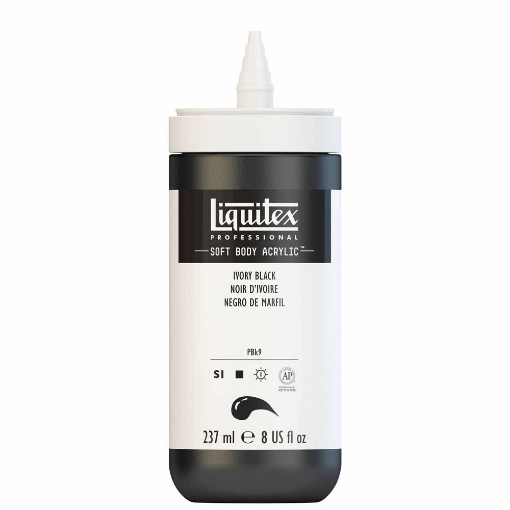 Liquitex Professional Soft Body Akrilik Boya 237ml Ivory Black 244 S1