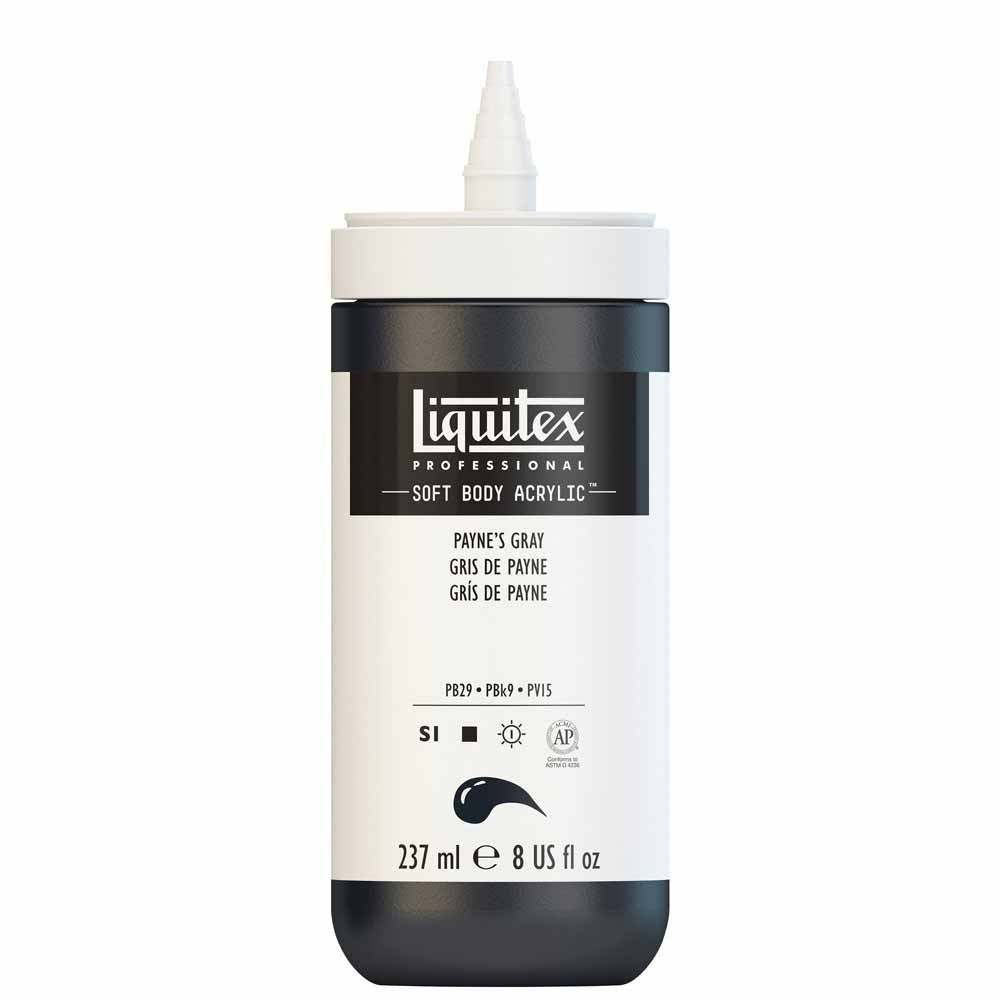 Liquitex Professional Soft Body Akrilik Boya 237ml Payne's Gray 310 S1