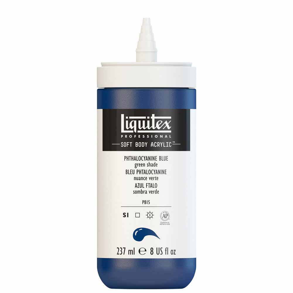 Liquitex Professional Soft Body Akrilik Boya 237ml Phthalocyanine Blue Green Shade 316 S1