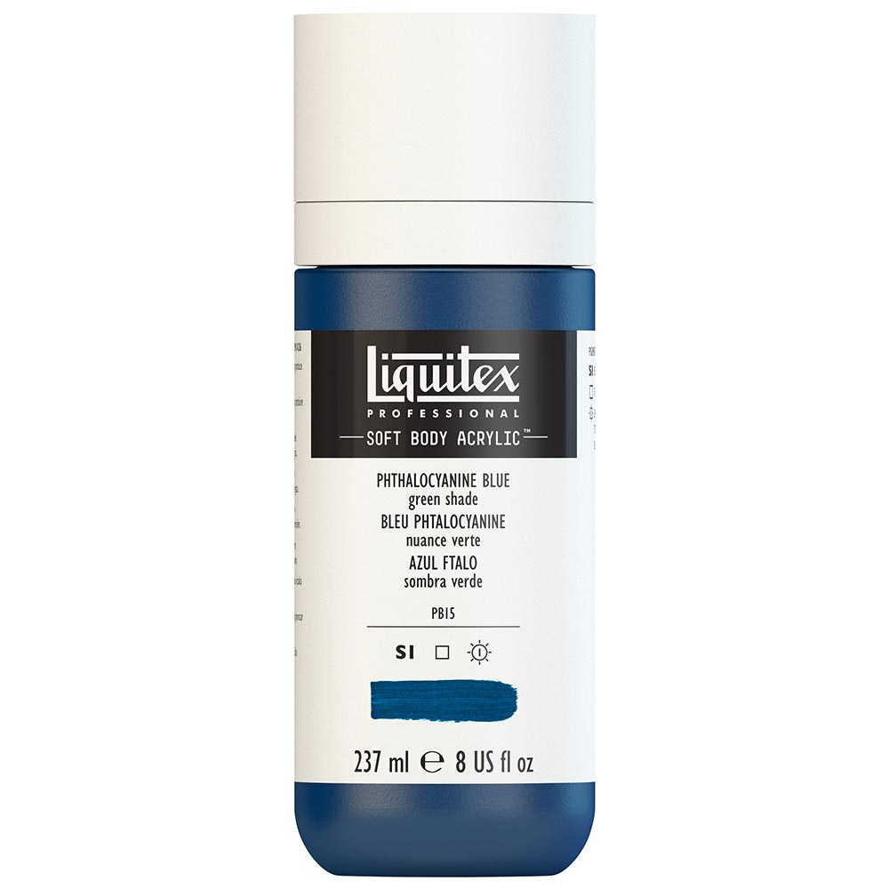 Liquitex Professional Soft Body Akrilik Boya 237ml Phthalocyanine Blue Green Shade 316 S1
