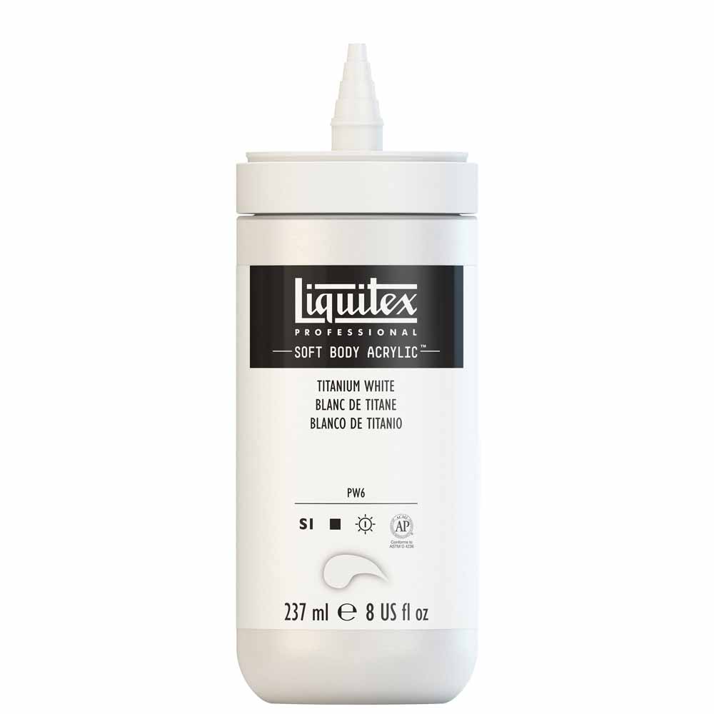 Liquitex Professional Soft Body Akrilik Boya 237ml Titanium White 432 S1