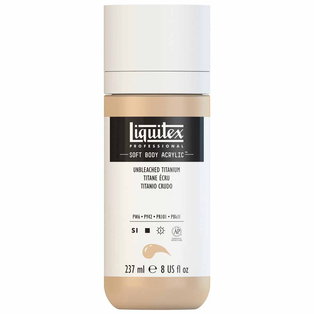 Liquitex Professional Soft Body Akrilik Boya 237ml Unbleached Titanium 434 S1
