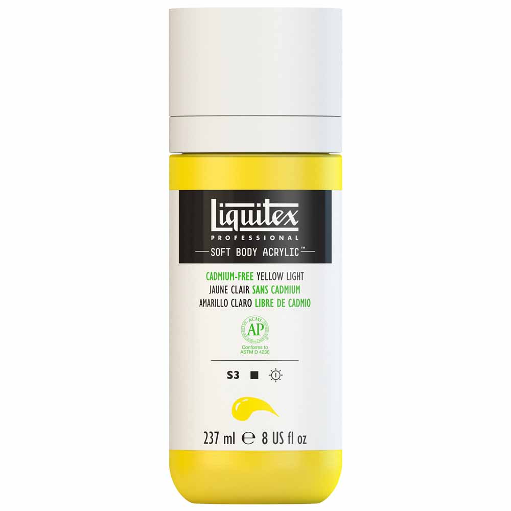 Liquitex Professional Soft Body Akrilik Boya 237ml Cadmium-Free Yellow Light 889 S3