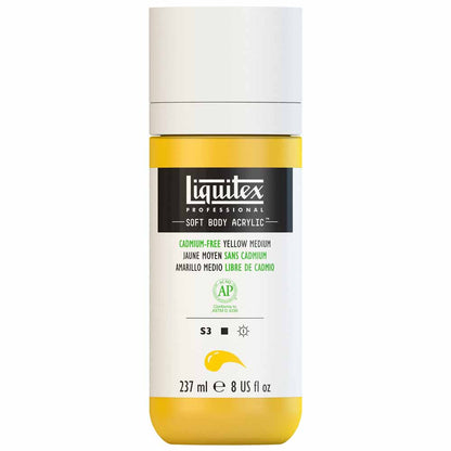 Liquitex Professional Soft Body Akrilik Boya 237ml Cadmium-Free Yellow Medium 890 S3
