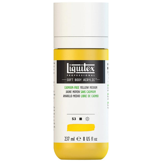 Liquitex Professional Soft Body Akrilik Boya 237ml Cadmium-Free Yellow Medium 890 S3