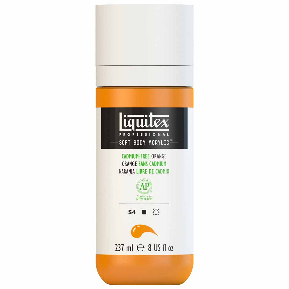 Liquitex Professional Soft Body Akrilik Boya 237ml Cadmium-Free Orange 892 S4