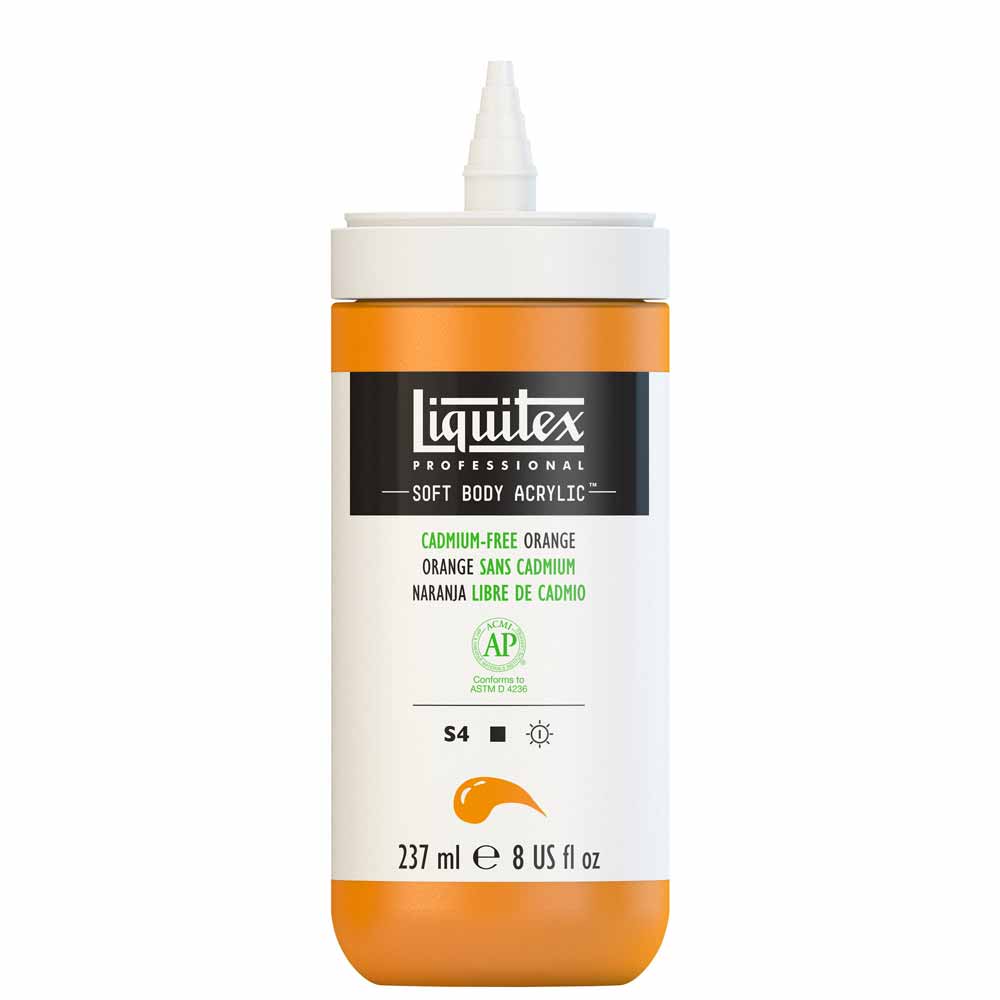 Liquitex Professional Soft Body Akrilik Boya 237ml Cadmium-Free Orange 892 S4