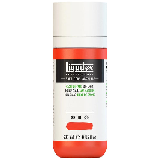 Liquitex Professional Soft Body Akrilik Boya 237ml Cadmium-Free Red Light 893 S5