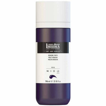 Liquitex Professional Soft Body Akrilik Boya 946ml Dioxazine Purple 186 S2