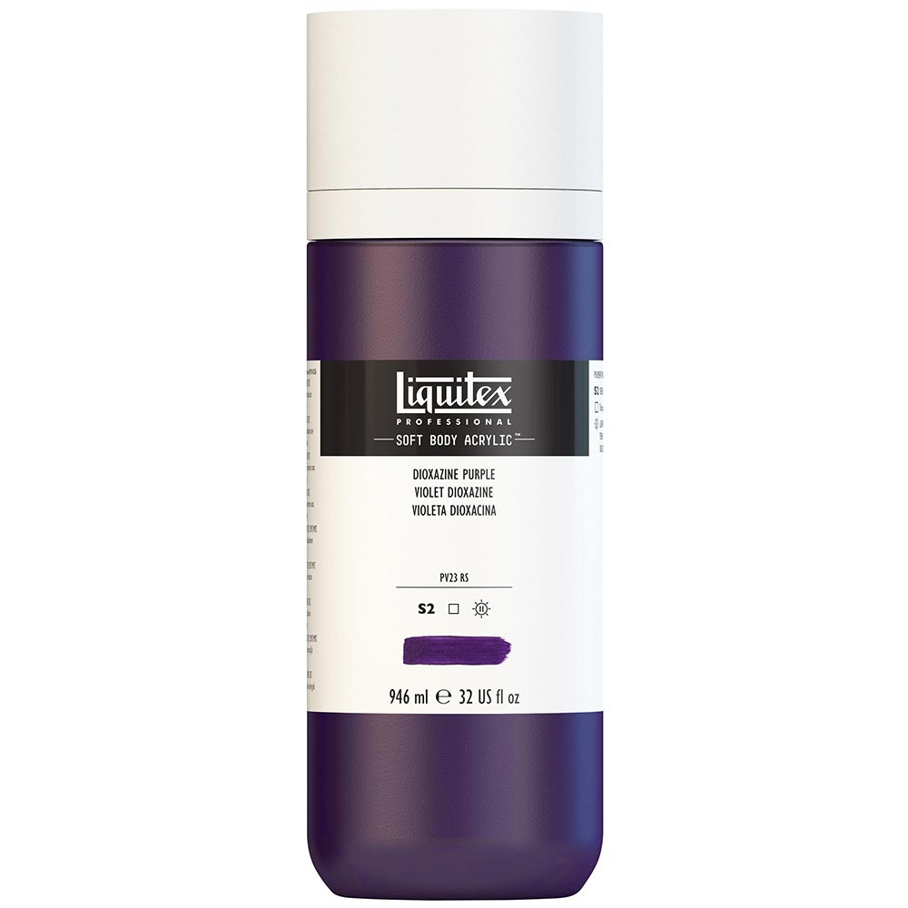 Liquitex Professional Soft Body Akrilik Boya 946ml Dioxazine Purple 186 S2
