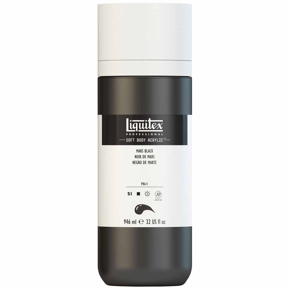 Liquitex Professional Soft Body Akrilik Boya 946ml Mars Black 276 S1