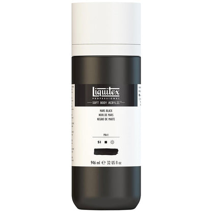 Liquitex Professional Soft Body Akrilik Boya 946ml Mars Black 276 S1