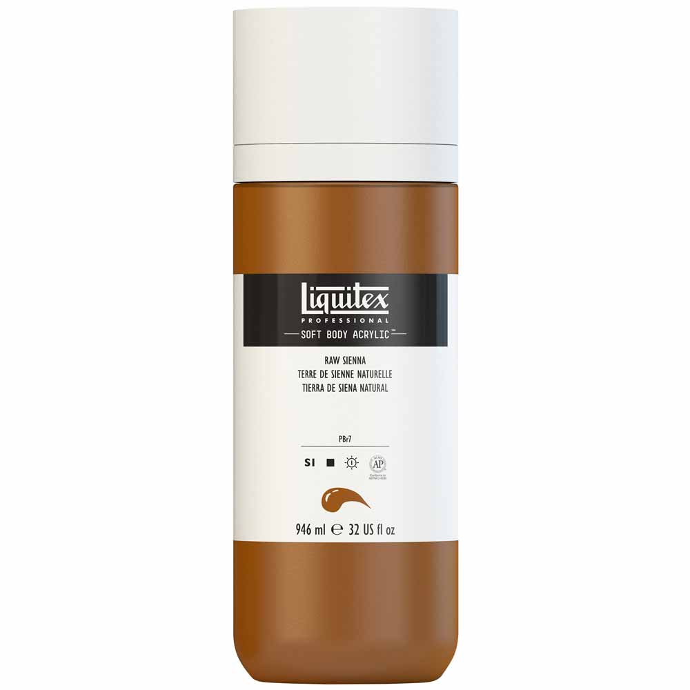 Liquitex Professional Soft Body Akrilik Boya 946ml Raw Sienna 330 S1