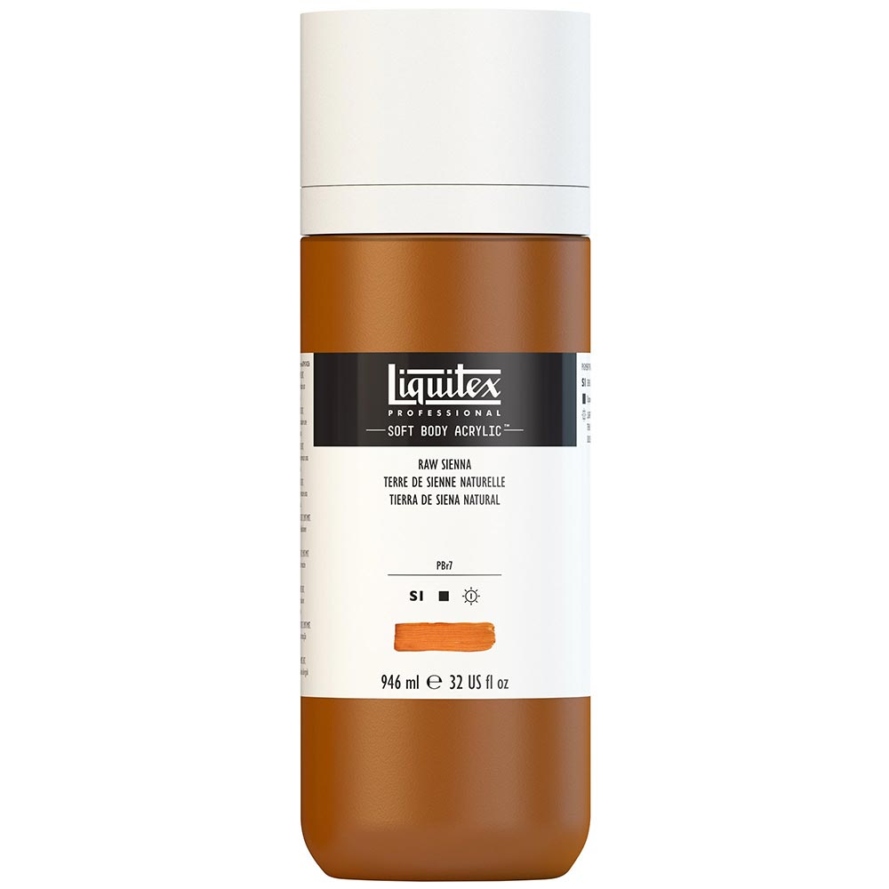 Liquitex Professional Soft Body Akrilik Boya 946ml Raw Sienna 330 S1