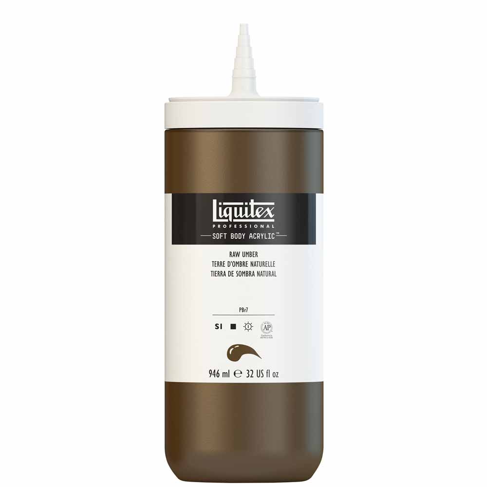Liquitex Professional Soft Body Akrilik Boya 946ml Raw Umber 331 S1