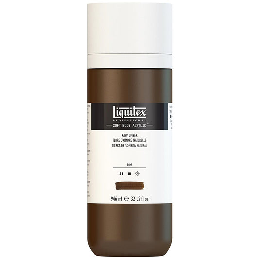 Liquitex Professional Soft Body Akrilik Boya 946ml Raw Umber 331 S1