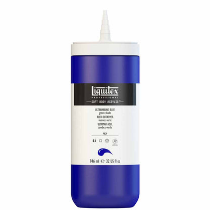 Liquitex Professional Soft Body Akrilik Boya 946ml Ultramarine Blue Green Shade 380 S1