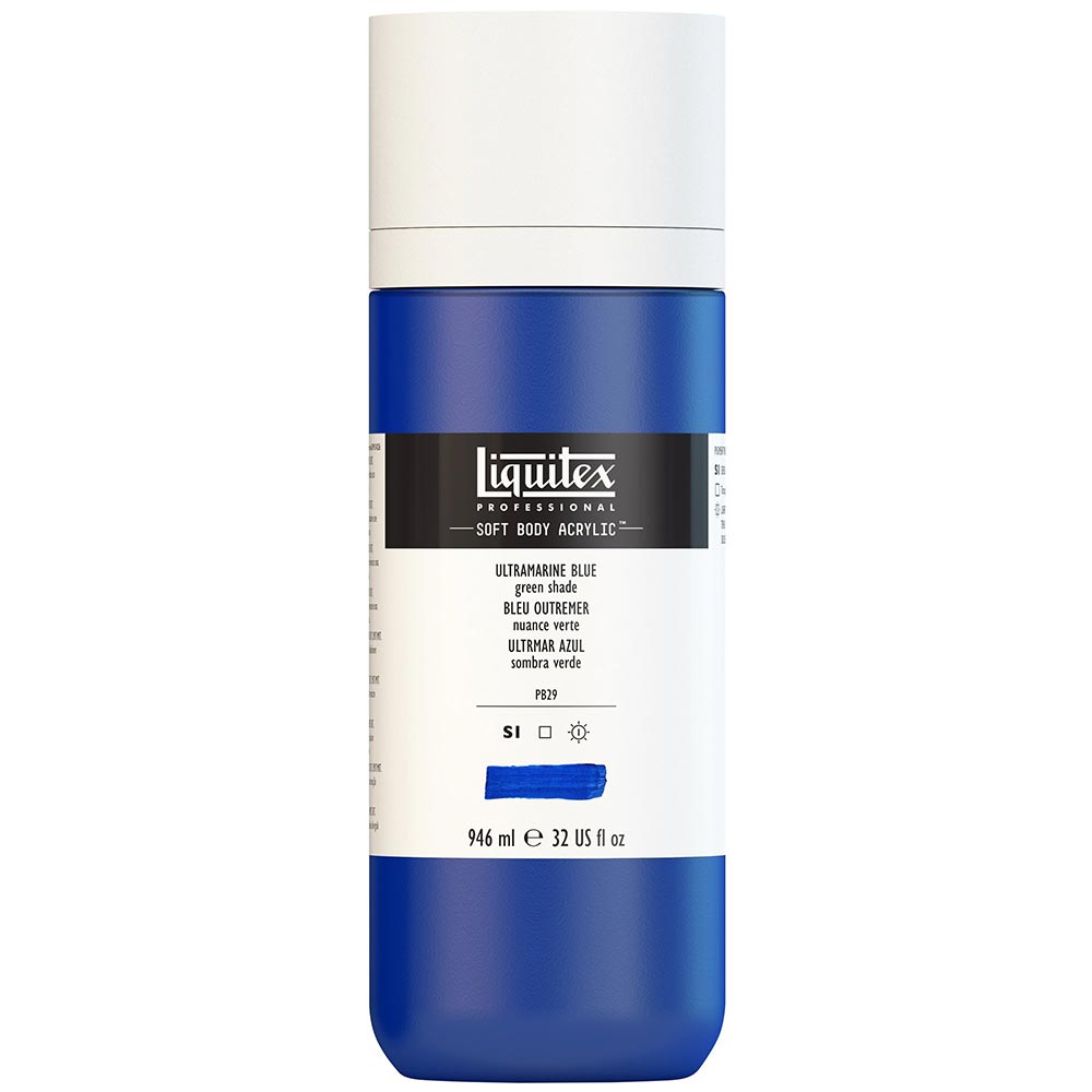 Liquitex Professional Soft Body Akrilik Boya 946ml Ultramarine Blue Green Shade 380 S1