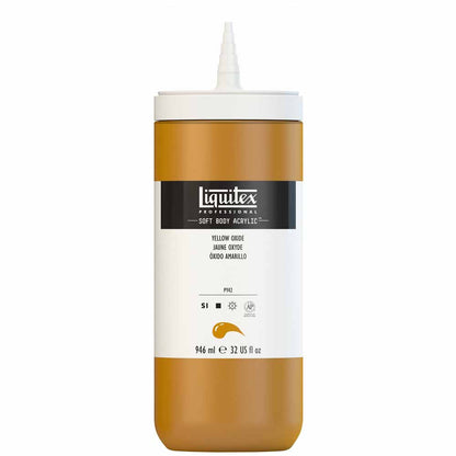Liquitex Professional Soft Body Akrilik Boya 946ml Yellow Oxide 416 S1