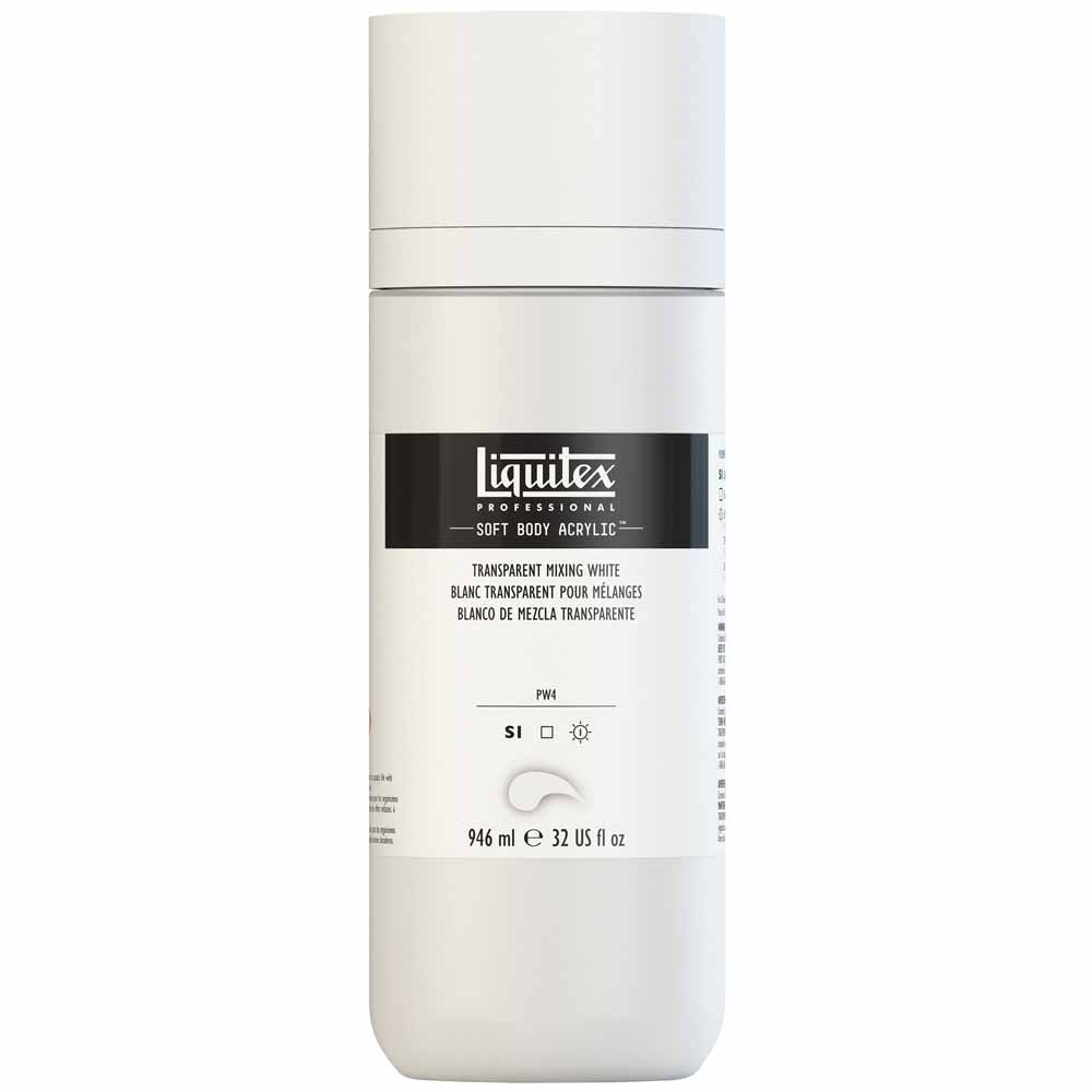 Liquitex Professional Soft Body Akrilik Boya 946ml Transparent Mixing White 430 S1