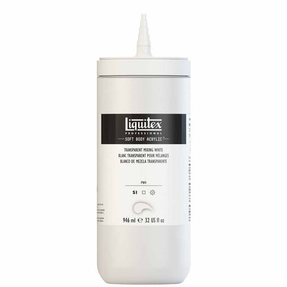 Liquitex Professional Soft Body Akrilik Boya 946ml Transparent Mixing White 430 S1