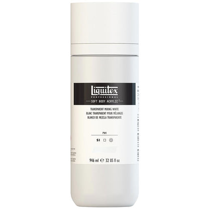 Liquitex Professional Soft Body Akrilik Boya 946ml Transparent Mixing White 430 S1