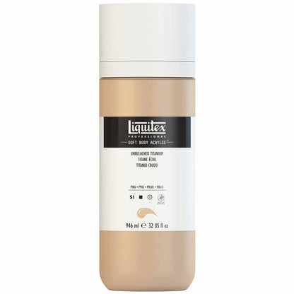 Liquitex Professional Soft Body Akrilik Boya 946ml Unbleached Titanium 434 S1