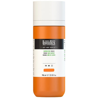 Liquitex Professional Soft Body Akrilik Boya 946ml Cadmium-Free Orange 892 S4