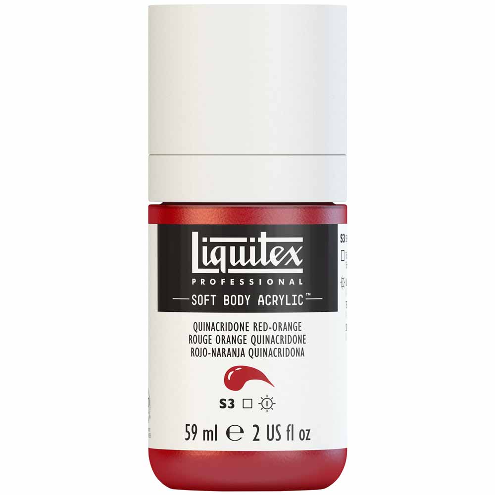 Liquitex Professional Soft Body Akrilik Boya 59ml Quinacridone Red-Orange 109 S3