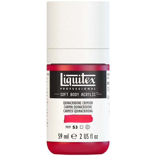 Liquitex Professional Soft Body Akrilik Boya 59ml Quinacridone Crimson 110 S3