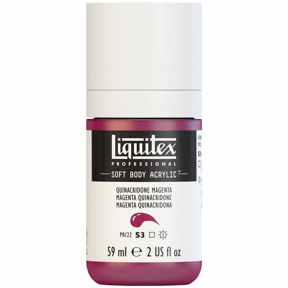 Liquitex Professional Soft Body Akrilik Boya 59ml Quinacridone Magenta 114 S3