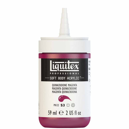 Liquitex Professional Soft Body Akrilik Boya 59ml Quinacridone Magenta 114 S3