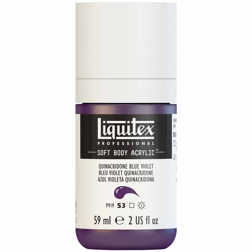 Liquitex Professional Soft Body Akrilik Boya 59ml Quinacridone Blue Violet 118 S3
