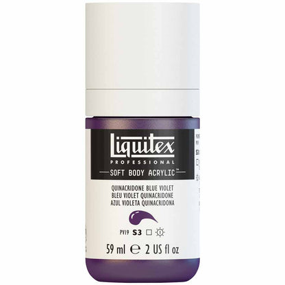 Liquitex Professional Soft Body Akrilik Boya 59ml Quinacridone Blue Violet 118 S3