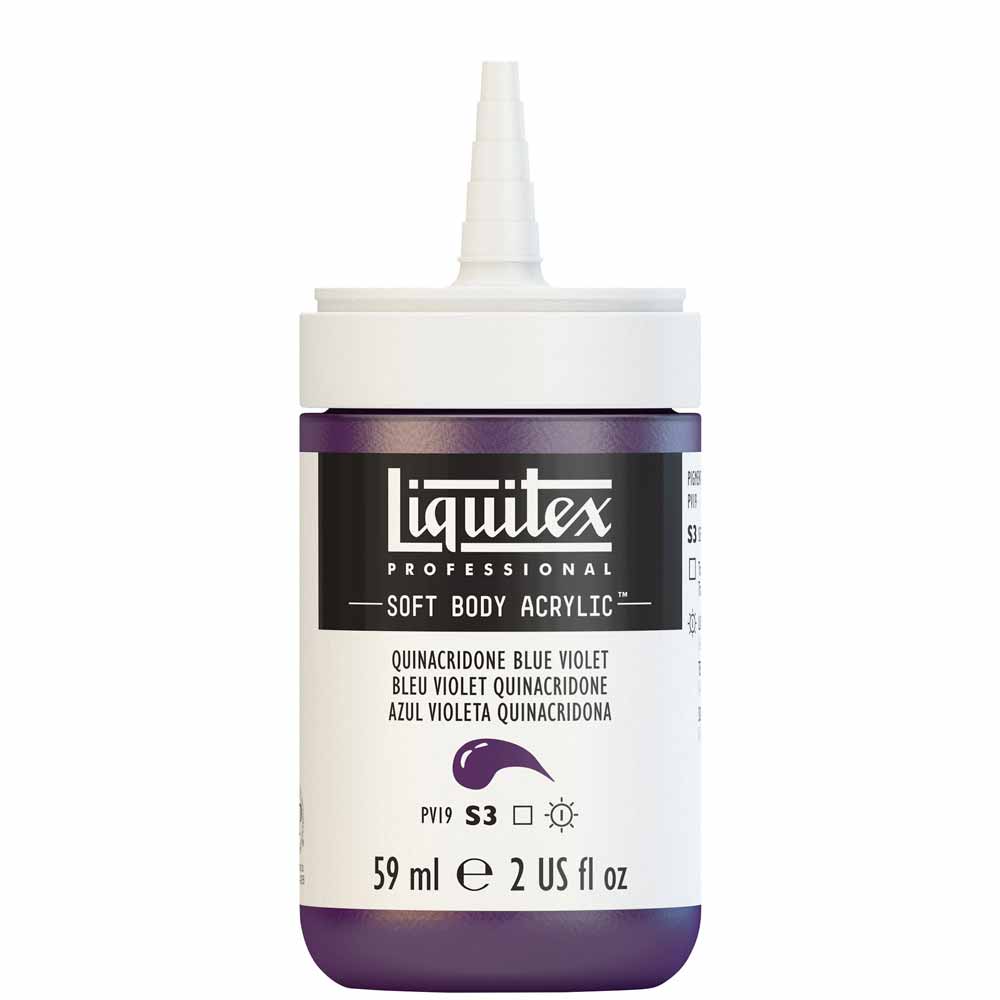 Liquitex Professional Soft Body Akrilik Boya 59ml Quinacridone Blue Violet 118 S3