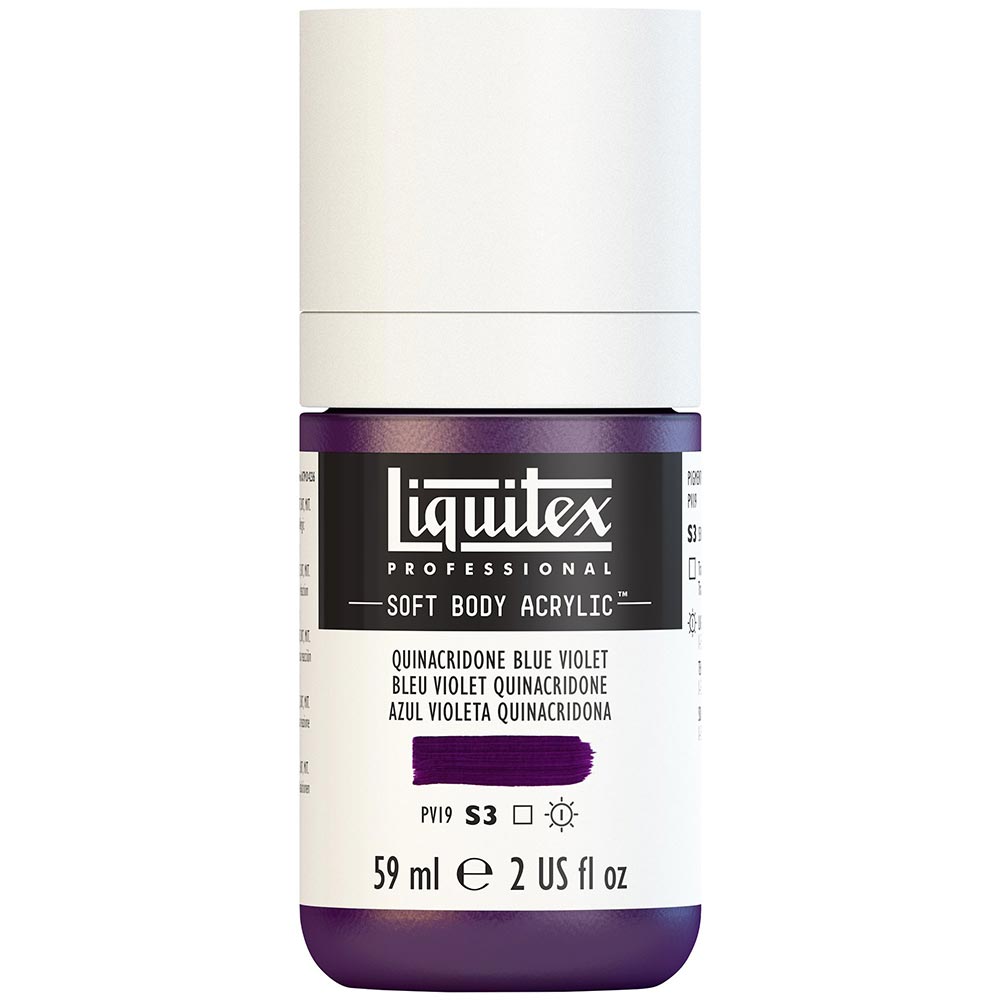 Liquitex Professional Soft Body Akrilik Boya 59ml Quinacridone Blue Violet 118 S3