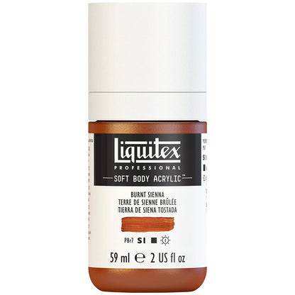 Liquitex Professional Soft Body Akrilik Boya 59ml Burnt Sienna 127 S1