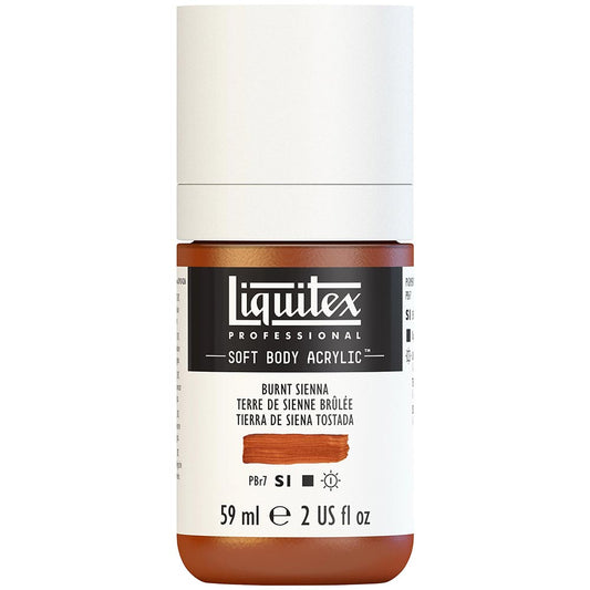 Liquitex Professional Soft Body Akrilik Boya 59ml Burnt Sienna 127 S1