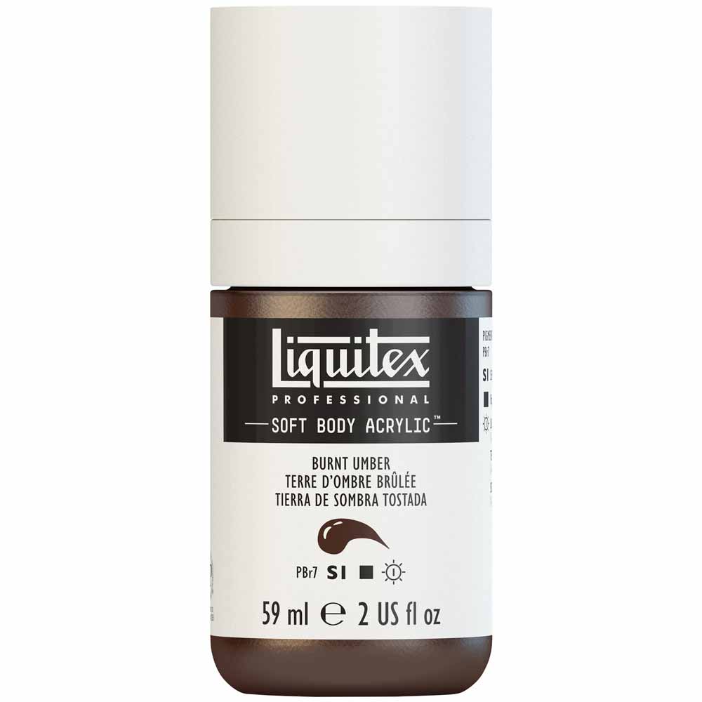Liquitex Professional Soft Body Akrilik Boya 59ml Burnt Umber 128 S1