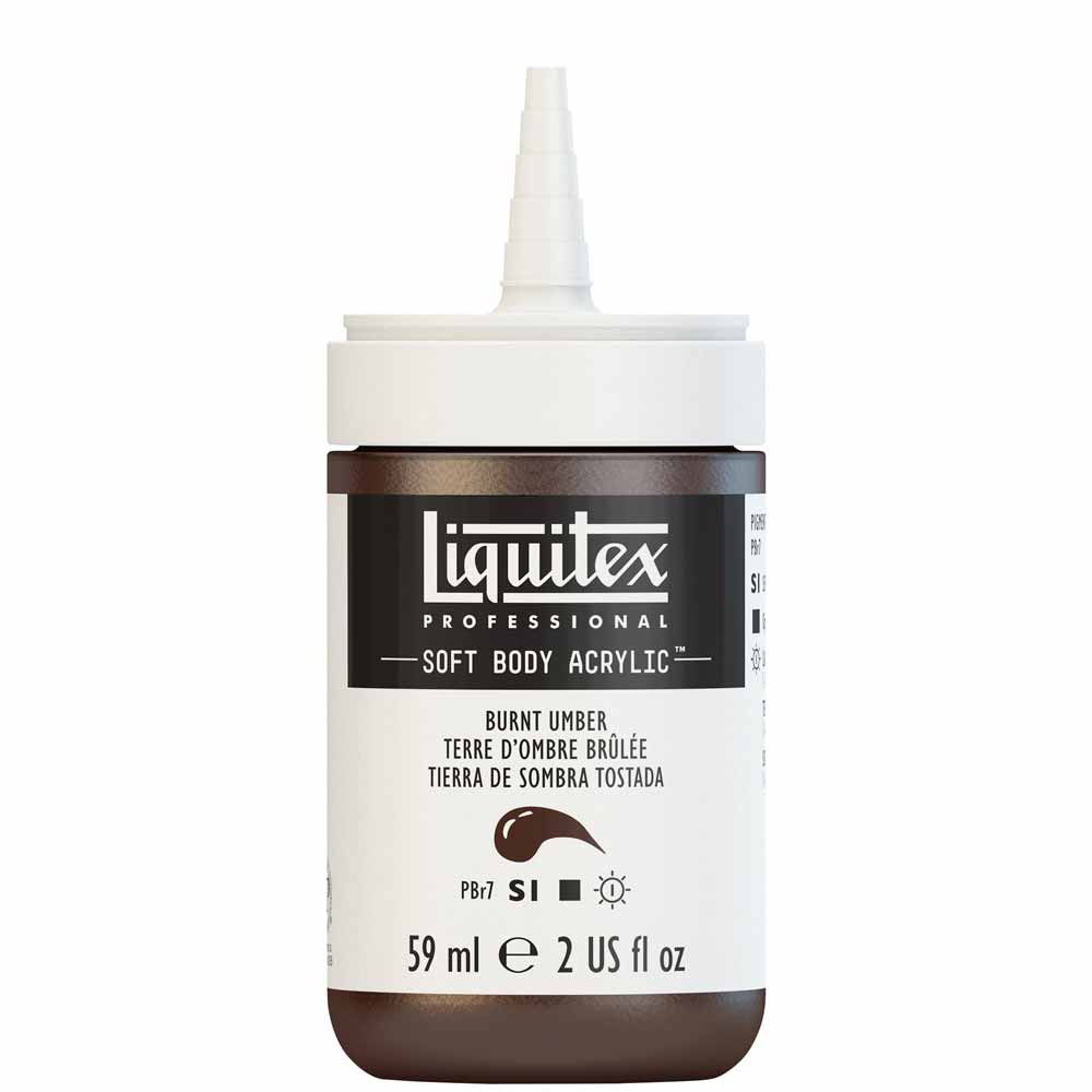 Liquitex Professional Soft Body Akrilik Boya 59ml Burnt Umber 128 S1