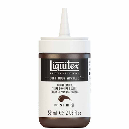 Liquitex Professional Soft Body Akrilik Boya 59ml Burnt Umber 128 S1