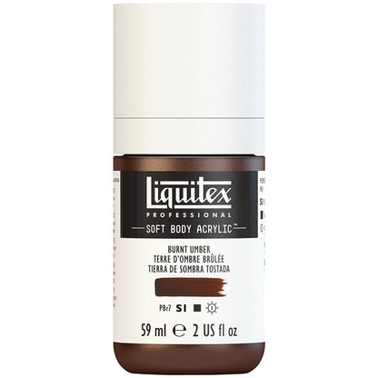 Liquitex Professional Soft Body Akrilik Boya 59ml Burnt Umber 128 S1
