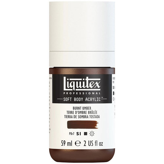 Liquitex Professional Soft Body Akrilik Boya 59ml Burnt Umber 128 S1