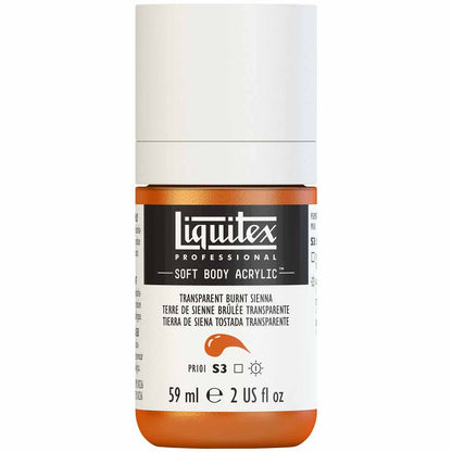 Liquitex Professional Soft Body Akrilik Boya 59ml Transparent Burnt Sienna 129 S3