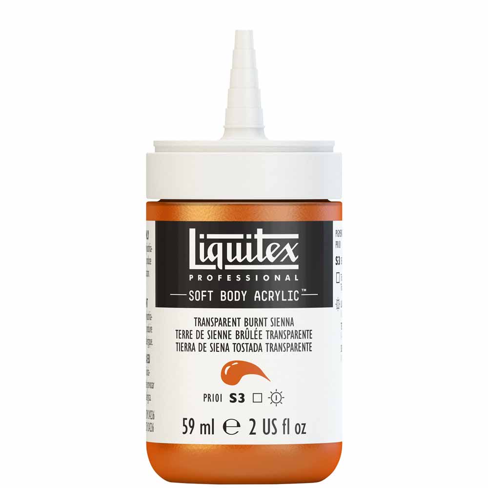 Liquitex Professional Soft Body Akrilik Boya 59ml Transparent Burnt Sienna 129 S3