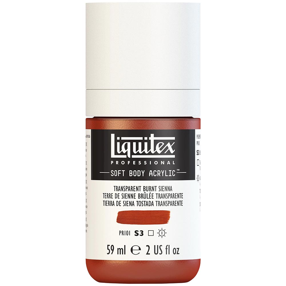 Liquitex Professional Soft Body Akrilik Boya 59ml Transparent Burnt Sienna 129 S3