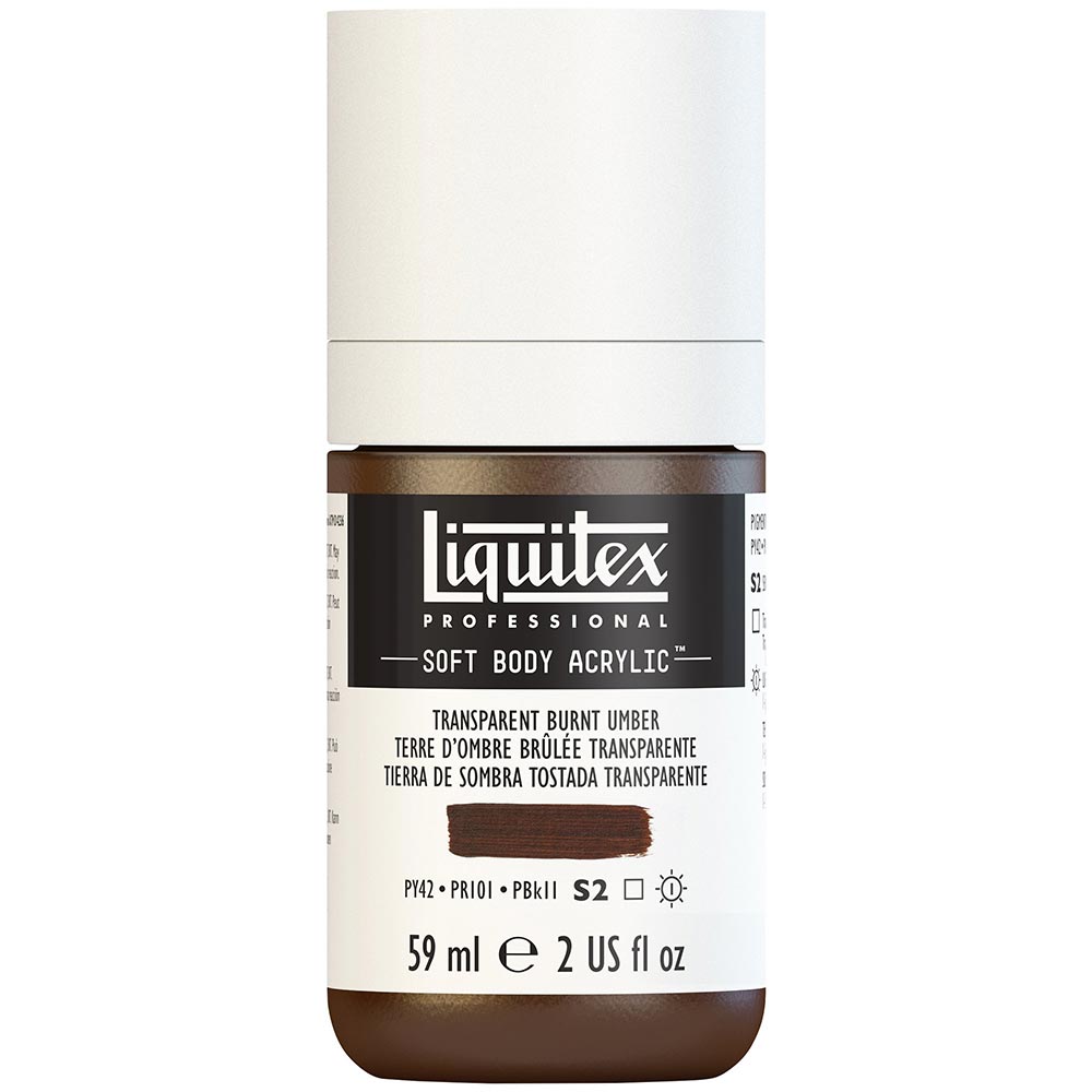 Liquitex Professional Soft Body Akrilik Boya 59ml Transparent Burnt Umber 130 S2