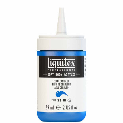 Liquitex Professional Soft Body Akrilik Boya 59ml Cerulean Blue 164 S3