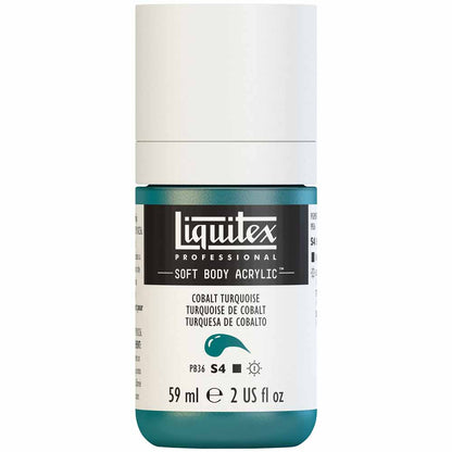 Liquitex Professional Soft Body Akrilik Boya 59ml Cobalt Turquoise 169 S4