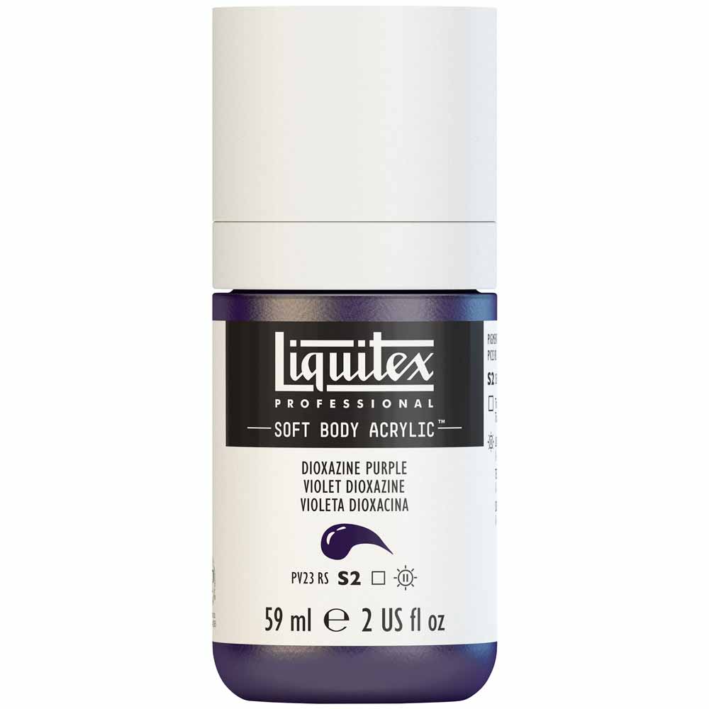 Liquitex Professional Soft Body Akrilik Boya 59ml Dioxazine Purple 186 S2